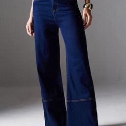 Miss Chase Women Wide Leg High-Rise Stretchable Jeans-picture-11