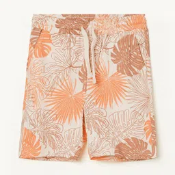 Fame Forever by Lifestyle Boys Floral Printed Mid-Rise Cotton Knee Length Shorts-picture-13