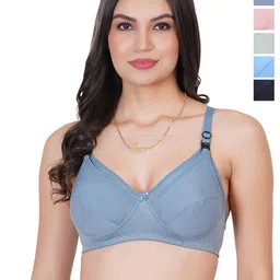 LiignePack Of 5 Full Coverage Maternity Bra-picture-54