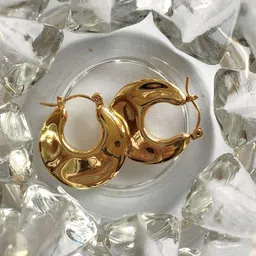KRENOZ Circular Drop Earrings-46