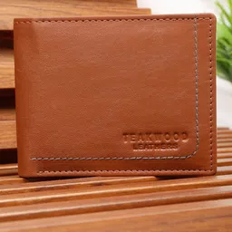 Teakwood Leathers Men Leather Two Fold Wallet-image-10