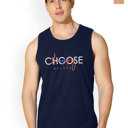 SLOWLORIS Pack Of 2 Printed Cotton Gym Vests VSL26 CMB(CHS NAVY)(FRD BLACKRUST)-image-57