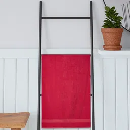 Portico Hexa Plus Red Cotton 470 GSM Bath Towel-image-42