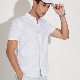 Peregrine by Pantaloons Men Floral Printed Casual Shirt-picture-18