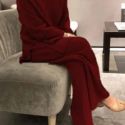 HERE&NOW Round Neck Top With Trousers Co-Ords-image-28