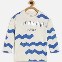 MINI KLUB Boys Typography Printed Pockets T-shirt-image-28