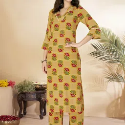 Anouk Printed Top With Palazzo Co-Ords image 4