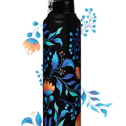 Speedex Multicoloured & Multicoloured Single Stainless Steel Printed Single Wall Vacuum Water Bottle-image-81