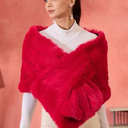 InWeave Women Acrylic Shawl-image-45