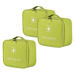 Aura Green & White 3 Pieces Medicine Pouch & First Aid Boxes-picture-27