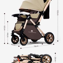 StarAndDaisy Stroller With Reversible Handle - Brown image 3