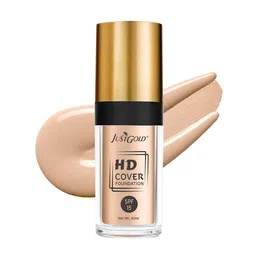 JUSTGOLD HD Cover Foundation with SPF 15 - 30 ml Shade - 03 - Pranile-47