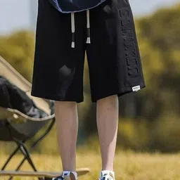 KPOP Men Relaxed Fit Cotton Shorts-picture-9