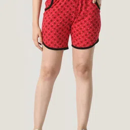BAESD Women Printed High-Rise Shorts-picture-38