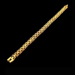 Dynamic Retail Global Men Gold-Plated Link Bracelet-image-73