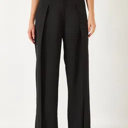 BIANCO LUCCI Women Regular Fit Parallel Trousers-image-59