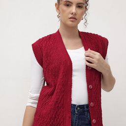 The Roadster Life Co. Women Self Design Longline Cardigan-picture-9