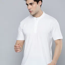 R.Code by The Roadster Life Co. Men Henley Neck T-shirt-image-71