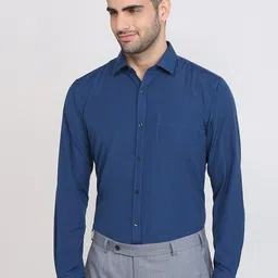 Park Avenue Slim Fit Cutaway Collar Shirt-picture-8