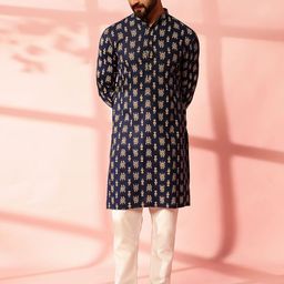 Anouk Men Paisley Printed Regular Kurta with Pyjamas-57