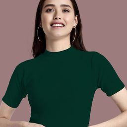 Dream Beauty Fashion Women GreenCrop Top-picture-15