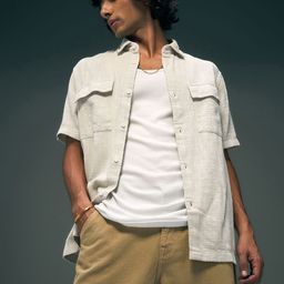 Flying Machine Men Classic Opaque Casual Shirt-image-78