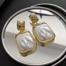 DressBerry Contemporary Drop Earrings-47