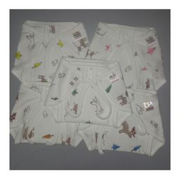 Tinycare Cloth Nappy Comfy Junior Small Set Of 5 Multicolor (Print May Vary) image 4
