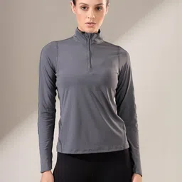 Fitkin Women Grey Tshirts-image-73