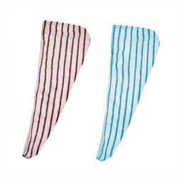 HOUSSE Blue & Peach-Coloured 2 Piece Printed Other 300 GSM Towel Set-image-36