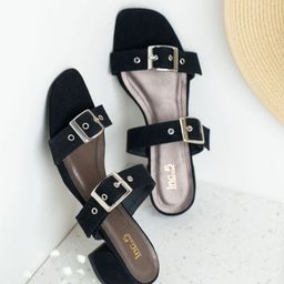 Inc 5 Women Block Mules with Buckles-10