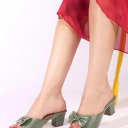 Picktoes Open Back Rubber Block Sandals image 3