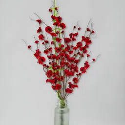 ARTSY Red 1 Pieces Hanging Sunflower Artificial Flower-16