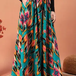 LookShine Women Printed Flared Palazzos-picture-23