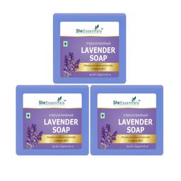 She Essentials Set Of 3 Natural Lavender Soap-125g Each-13