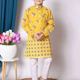 Cae Boys Printed Regular Kurta with Pyjamas-46