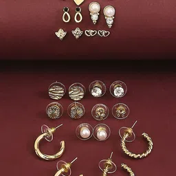OOMPH Set Of 14 Heart Shaped Studs image 4