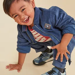 mothercare Boys Solid Spread Collar Insulator Jacket-image-18