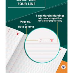 target publication pvt ltd Target Four Line Ruled Small Notebooks Pack of 6 - 172 Pages each image 5