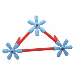 FunBlast Flexisticks DIY Building Blocks 136 Pieces - Multicolor image 5