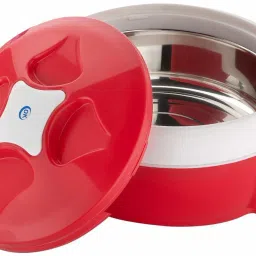 styleitainless steel Casserole, Hot Pot Color capacity 3000ML (PACK OF 1) Thermoware Casserole-13