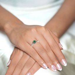 BHIMA Women 925 Sterling Silver Stone-Studded Finger Ring-image-98