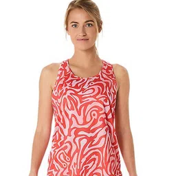 ASICS Women Abstract Printed Round Neck T-shirt-image-97