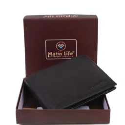 MATIN LIFE Men Leather Two Fold Wallet-picture-58