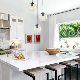 KINIS Modern and Unique Style Transparent Quirky Ceiling Lamp image 2
