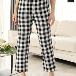 Kryptic Women Pack Of 2 Pure Cotton Mid-Rise Lounge Pants-picture-27