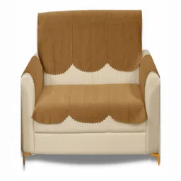 Fashion Throw Gold-Toned Velvet 4 Piece Sofa Cover With Arms-image-77