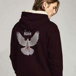 MaverIQ Men Typography Printed Hooded Long Sleeve Sweatshirt-picture-34