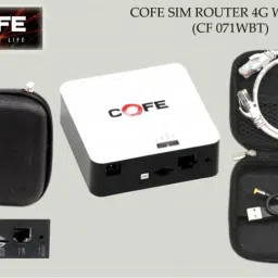 COFE CF-071 4G SIM WIFI WITH BATTERY SIM ROUTER WIRELESS ETHERNET 4G Router 2.4 GHz 300 Mbps Wifi Speed NA Internal Antenna MiFi (Sim Based)-26