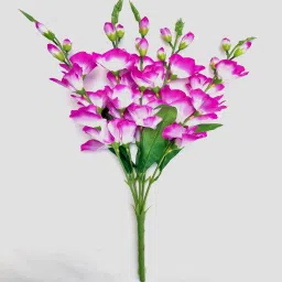 gladiolus purple multicolor Assorted flower bunch Purple Orchids Artificial Flower-4